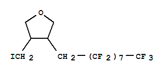 131771-31-8 3-碘甲基-4-(1h,1h-全氟壬基)四氢呋喃 结构式图片
