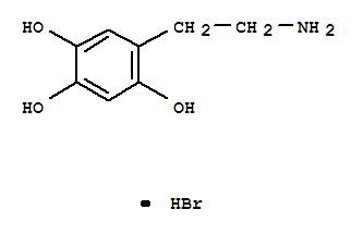 6-羟基多巴胺合溴化氢 C8H11NO3.BrH 分子结