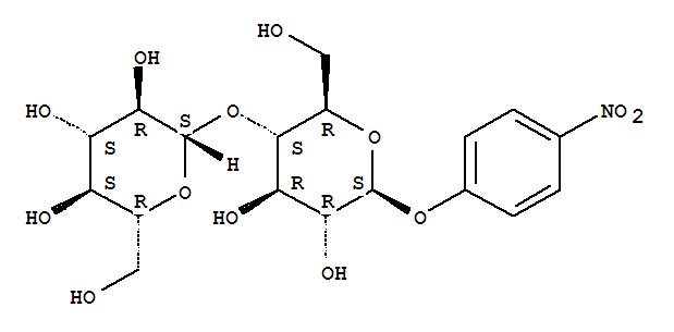 4-硝基苯基-β-D-纤维二糖苷 C18H25NO13 密