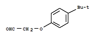 72928-50-8 [4-(1,1-二甲基乙基)苯氧基]乙醛 结构式图片