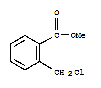 2-氯甲基苯甲酸甲酯分子结构式