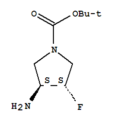 1-Pyrrolidinecarboxylic Acid, 3-Amino-4-Fluoro-, 1...
