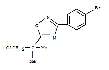 3-(4-Bromophenyl)-5-(1-chloro-2-methylpropan-2-yl)...
