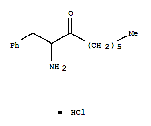 3-Nonanone,2-amino-1-phenyl-, hydrochloride (1:1)
