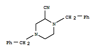 1,4-二(苯甲基)-2-哌嗪甲腈