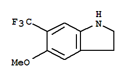 1H-Indole, 2,3-Dihydro-5-Methoxy-6-(trifluoromethy...