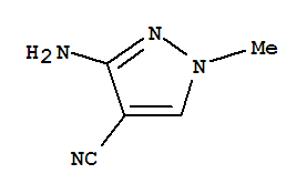 1-methyl-3-amino-4-cyanopyrazole  