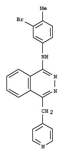 1-Phthalazinamine,N-(3-bromo-4-methylphenyl)-4-(4-pyridinylmethyl)-