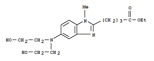 [1-Methyl-5-bis(2\'-hydroxyethyl)aminobenzimidazolyl-2]butanoic Acid Ethyl Ester