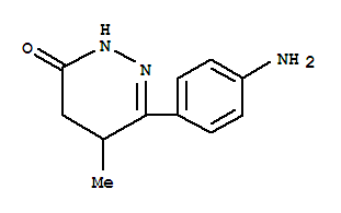 3(2H)-Pyridazinone,6-(4-aminophenyl)-4,5-dihydro-5-methyl-