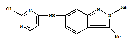 N-(2-氯嘧啶-4-基)- 2,3-二甲基-2H-吲唑-6-胺 产品图片
