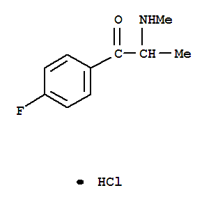 1-Propanone,1-(4-fluorophenyl)-2-(methylamino)-, hydrochloride (1:1)