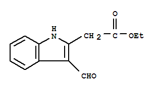 ethyl 2-(3-formyl-1H-indol-2-yl)acetate