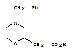 2-(4-benzylmorpholin-2-yl)acetic acid