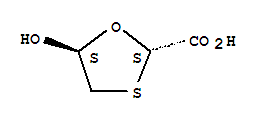 1,3-OXATHIOLANE-2-CARBOXYLIC ACID, 5-HYDROXY-, TRANS-
