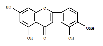 4H-1-Benzopyran-4-one,5,7-dihydroxy-2-(3-hydroxy-4-methoxyphenyl)-