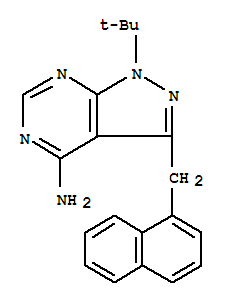 1-tert-butyl-3-(naphthalen-1-ylmethyl)pyrazolo[3,4-d]pyrimidin-4-amine