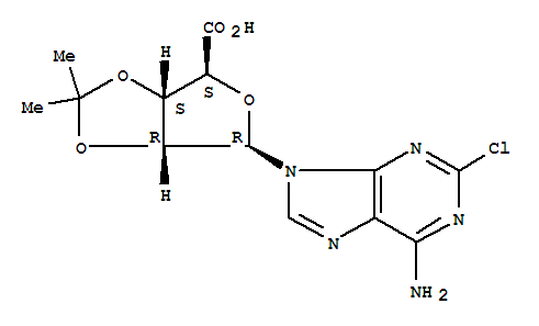 2-CHLORO-9-(2-3-O-ISOPROPYLIDENE-BETA-D-RIBOFURANOSYLURONIC ACID)ADENINE  