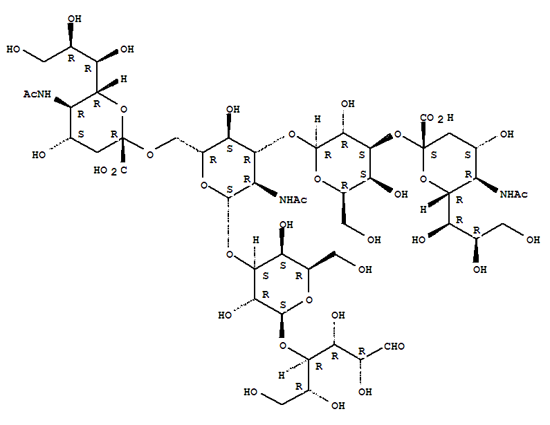 D-Glucose, O-(N-acetyl-a-neuraminosyl)-(2®6)-O-[O-(N-acetyl-a-neuraminosyl)-(2®3)-b-D-galactopyranosyl-(1®3)]-O-2-(acetylamino)-2-deoxy-b-D-glucopyranosyl-(1®3)-O-b-D-galactopyranosyl-(1®4)-