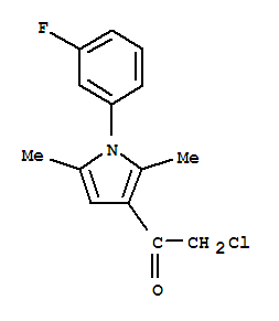 2-chloro-1-[1-(3-fluorophenyl)-2,5-dimethylpyrrol-3-yl]ethanone