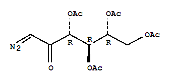 D-Psicose,1-deoxy-1-diazo-, 3,4,5,6-tetraacetate (9CI)