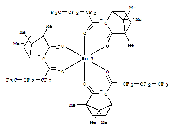 Tris[3-(heptafluoropropylhydroxymethylene)-D-camphorato] Europium[3+] complex