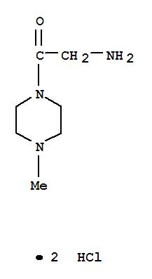 Ethanone,2-amino-1-(4-methyl-1-piperazinyl)-, hydrochloride (1:2)