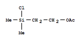 2-[chloro(dimethyl)silyl]ethyl acetate