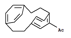 Ethanone,1-tricyclo[8.2.2.24,7]hexadeca-4,6,10,12,13,15-hexaen-5-yl-