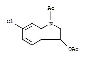 (1-acetyl-6-chloroindol-3-yl) acetate