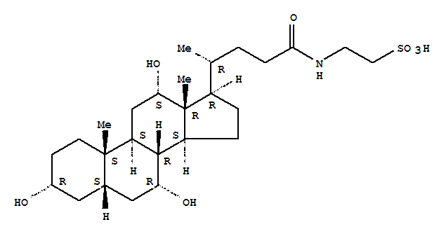 Ethanesulfonic acid,2-[[(3a,5b,7a,12a)-3,7,12-trihydroxy-24-oxocholan-24-yl]amino]-