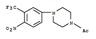 Ethanone,1-[4-[4-nitro-3-(trifluoromethyl)phenyl]-1-piperazinyl]-