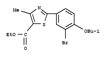 ethyl 2-[3-bromo-4-(2-methylpropoxy)phenyl]-4-methyl-1,3-thiazole-5-carboxylate