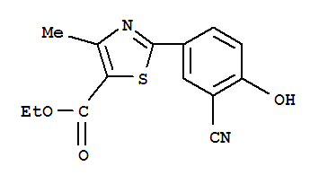 2-(3-氰基-4-羟基苯基)-4-甲基-1,3-噻唑-5-羧酸乙酯