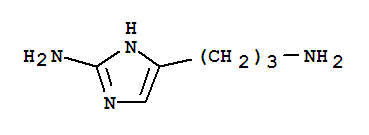 5-(3-Aminopropyl)-1H-imidazol-2-amine