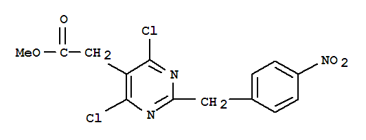 Methyl [4,6-dichloro-2-(4-nitrobenzyl)pyrimidin-5-...