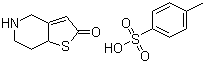 4,5,6,7-Tetrahydrothieno[2,3-c]pyridine-2-onium PTSA salt