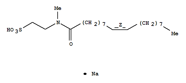 Ethanesulfonic acid,2-[methyl[(9Z)-1-oxo-9-octadecen-1-yl]amino]-, sodium salt (1:1)