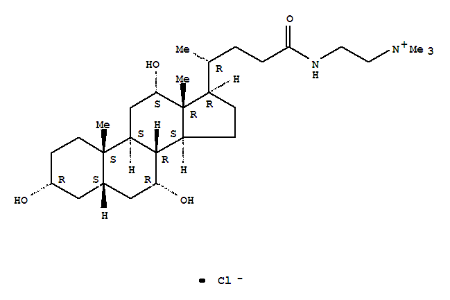 Ethanaminium,N,N,N-trimethyl-2-[[(3a,5b,7a,12a)-3,7,12-trihydroxy-24-oxocholan-24-yl]amino]-, chloride (9CI)