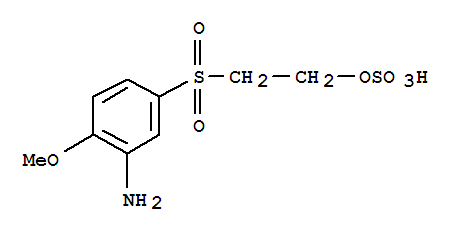 Ethanol,2-[(3-amino-4-methoxyphenyl)sulfonyl]-, 1-(hydrogen sulfate)