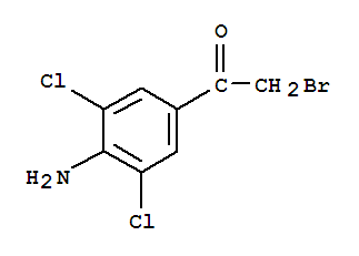 4-amino-3,5-dichlorobromoacetophenone