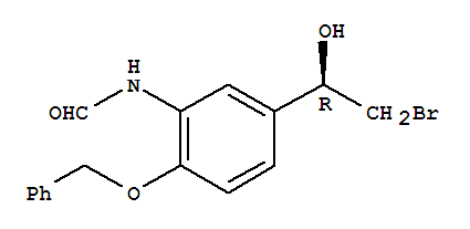 Formamide,N-[5-[(1R)-2-bromo-1-hydroxyethyl]-2-(phenylmethoxy)phenyl]-