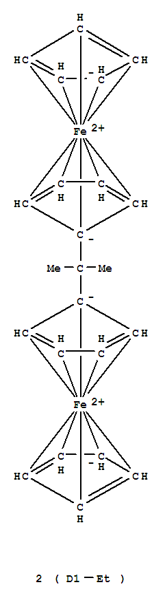 Ferrocene,1,1''-(1-methylethylidene)bis[ethyl-
