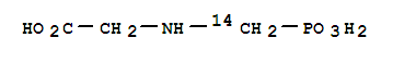 Glycine,N-(phosphonomethyl-14C)- (9CI)