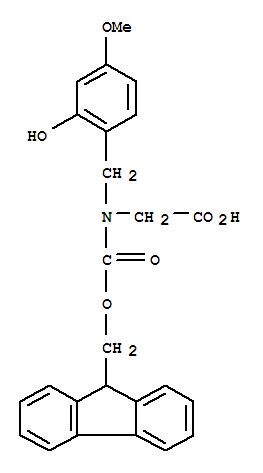 2-[9H-fluoren-9-ylmethoxycarbonyl-[(2-hydroxy-4-methoxyphenyl)methyl]amino]acetic acid