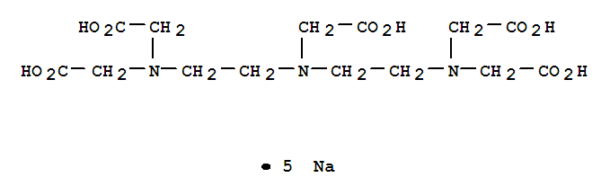 Glycine,N,N-bis[2-[bis(carboxymethyl)amino]ethyl]-, sodium salt (1:5)