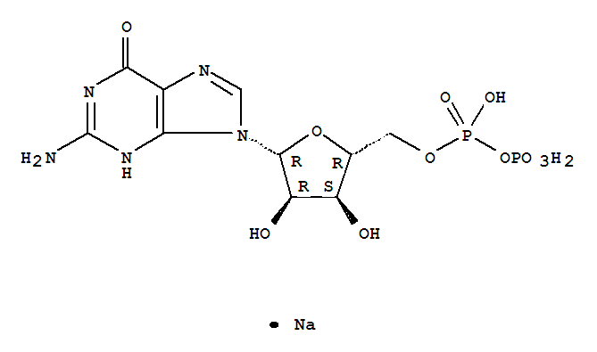 Guanosine5'-(trihydrogen diphosphate), monosodium salt (9CI)