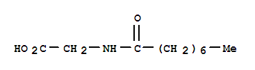 Glycine,N-(1-oxooctyl)-