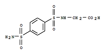 Glycine, N-[(p-sulfamoylphenyl)sulfonyl]- (7CI,8CI)