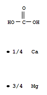 Huntite (CaMg3(CO3)4)(9CI)